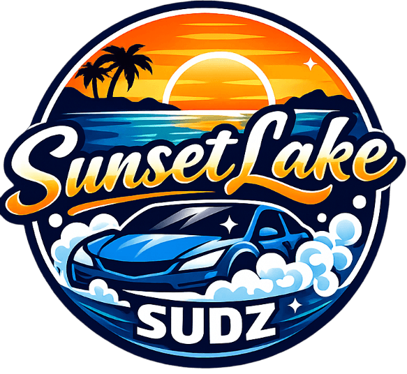 clean car wash service logo with water droplets, blue and white colors, minimalist design clean car wash service logo with water droplets, blue and white colors, minimalist design